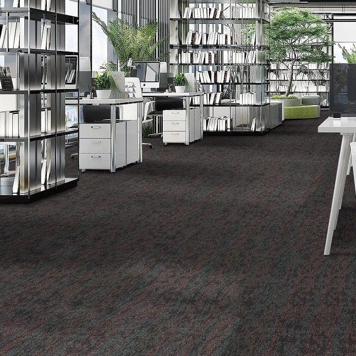 Aurora Plus Crimson Carpet Tiles