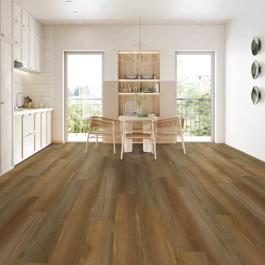 Bespoke Ernest Spotted Gum 8mm Hybrid Flooring