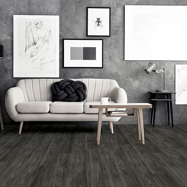 Ocean 4.5mm Charcoal Vinyl Flooring Planks