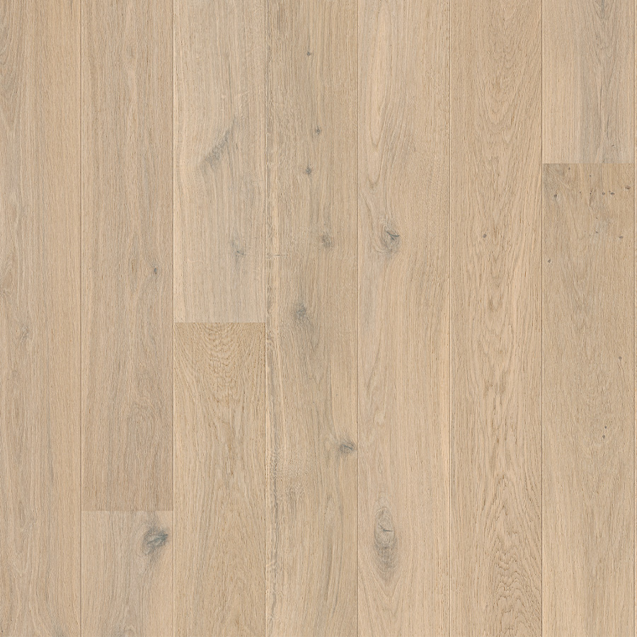 Quick-Step Amato - Creamy White Oak Extra Matt - First timber flooring with fully waterproof surface.