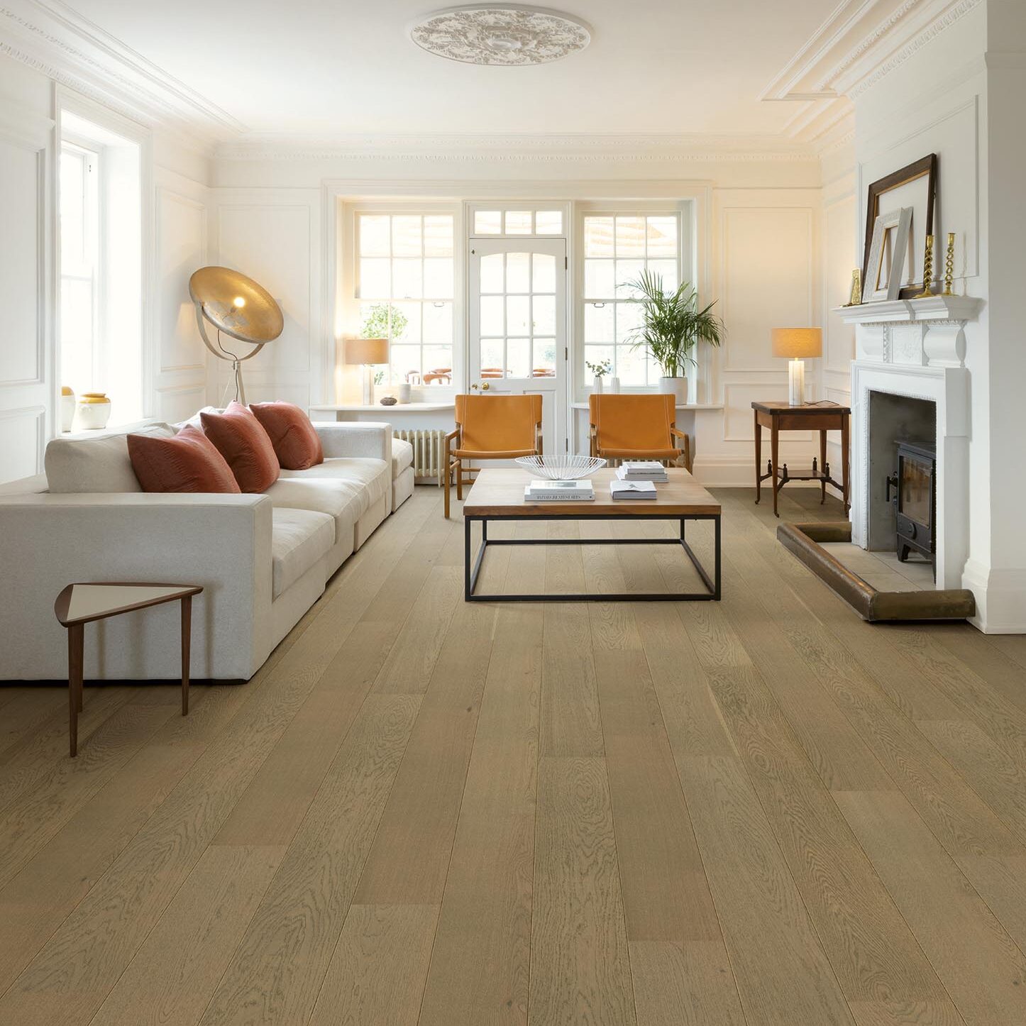 Quick-Step Faro - Fossil Oak Extra Matt - Timber flooring with fully waterproof surface.