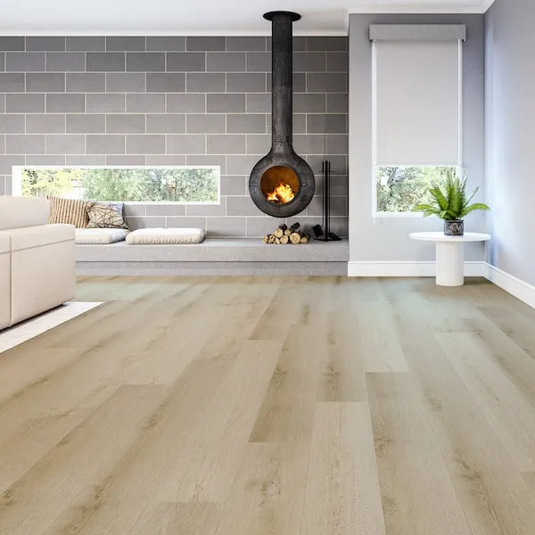 Titan XXL Washed Oak 6mm Hybrid Flooring